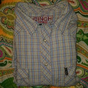 Mens Cinch pearl snap